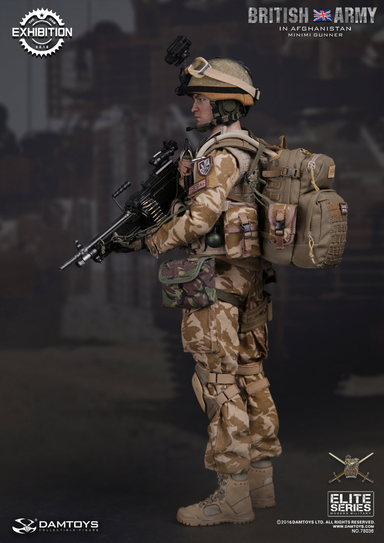 British Army in Afghanistan - Minimi Machine Gunner image 2