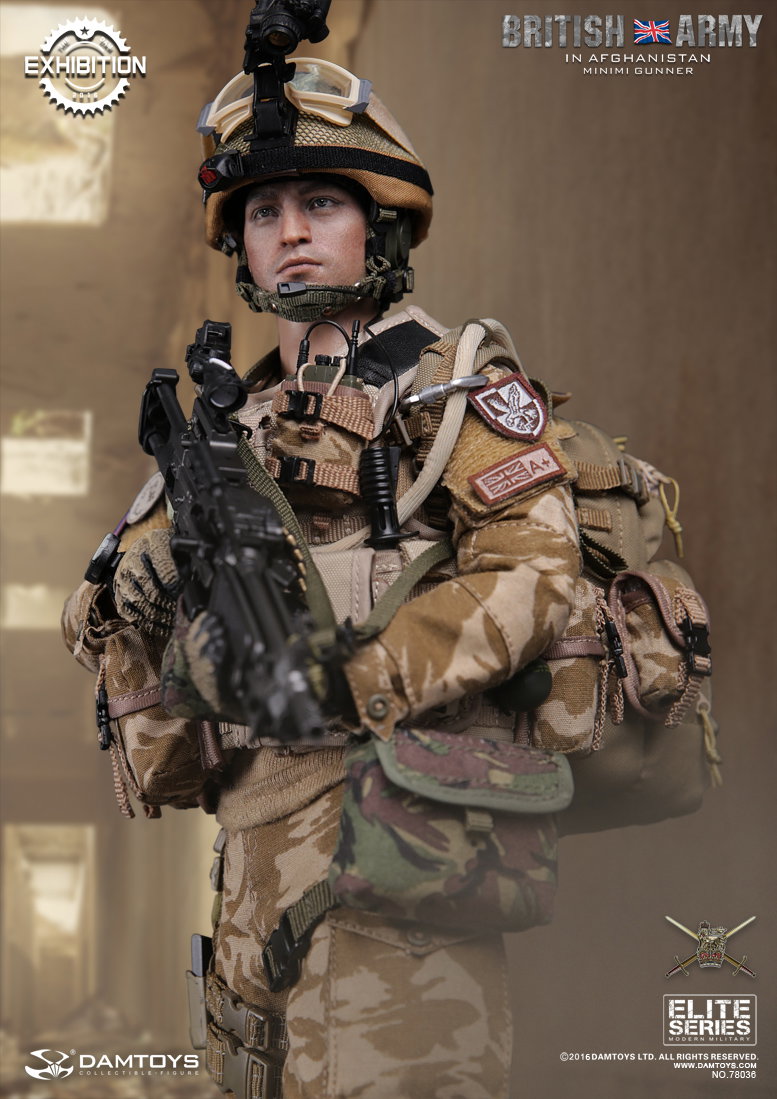 British Army in Afghanistan - Minimi Machine Gunner image 3