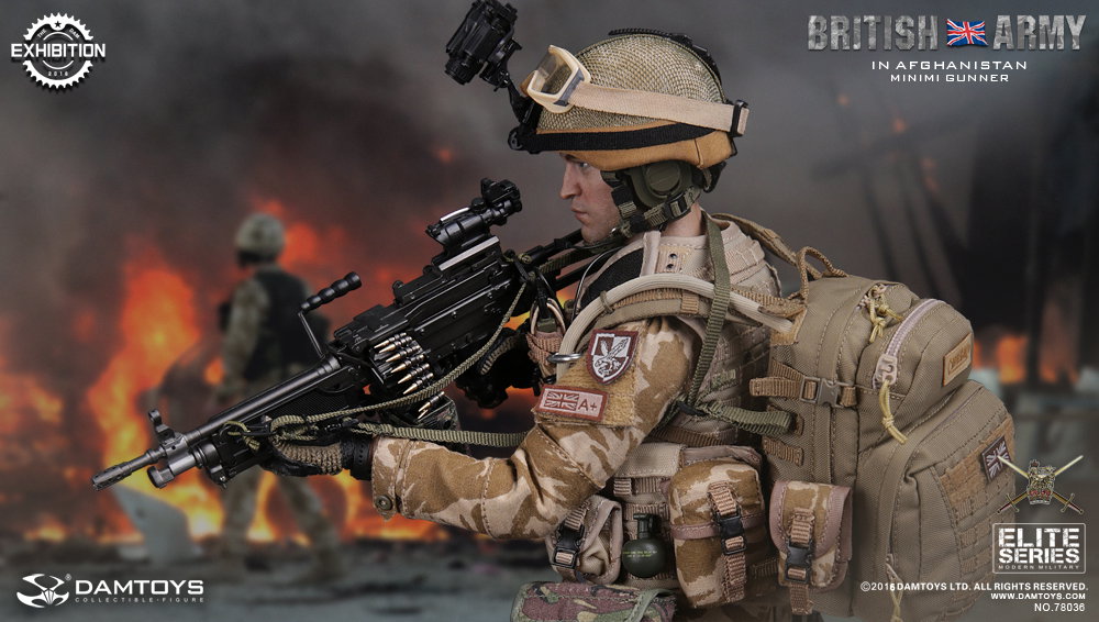 British Army in Afghanistan - Minimi Machine Gunner image 8