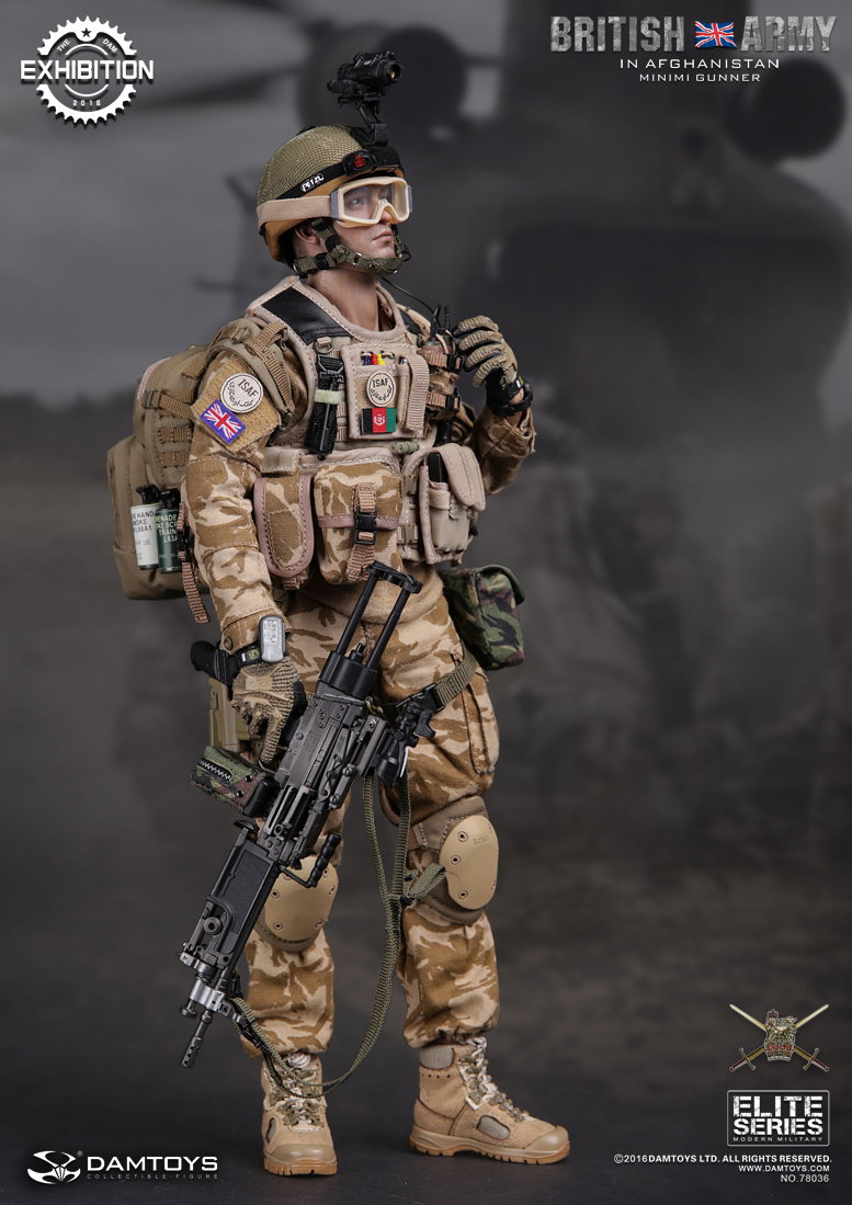 British Army in Afghanistan - Minimi Machine Gunner image 9