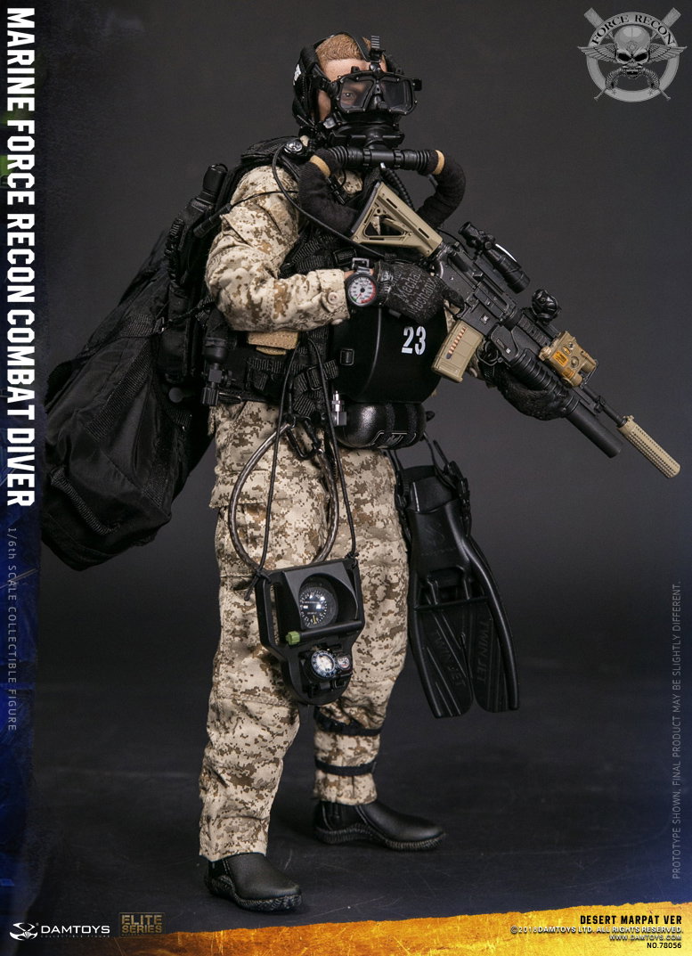 Marine Corps Armed Reconnaissance Combat Diver Desert Camouflage Version image 2