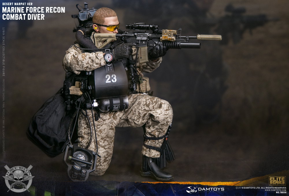 Marine Corps Armed Reconnaissance Combat Diver Desert Camouflage Version image 8