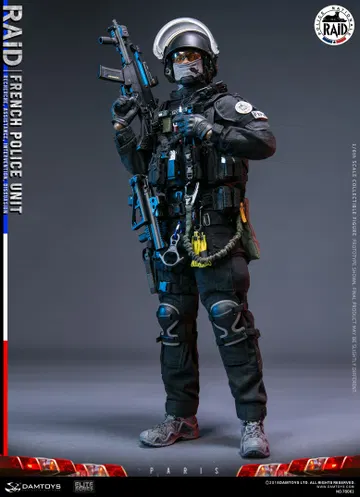 French special police "Black Panther" anti-terrorism commando unit, Paris