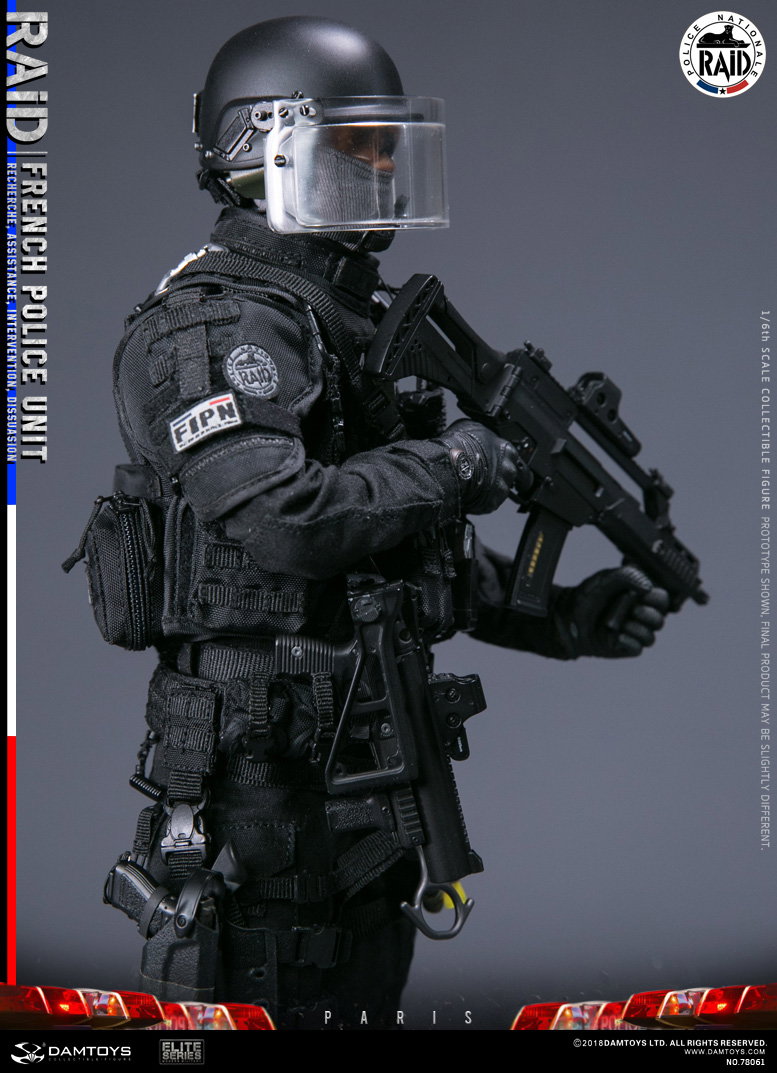 French special police "Black Panther" anti-terrorism commando unit, Paris image 10