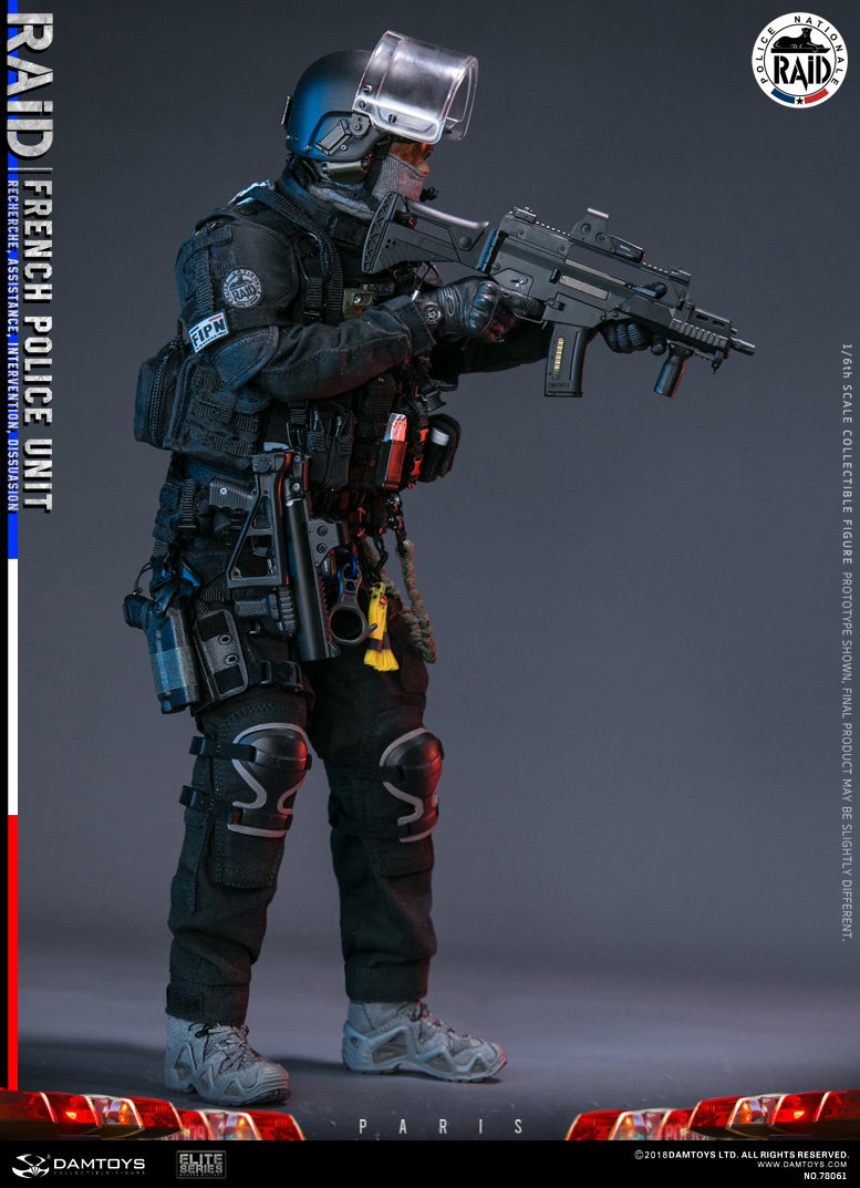French special police "Black Panther" anti-terrorism commando unit, Paris image 2