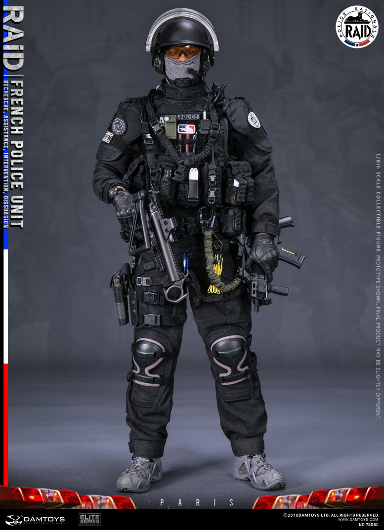 French special police "Black Panther" anti-terrorism commando unit, Paris image 4