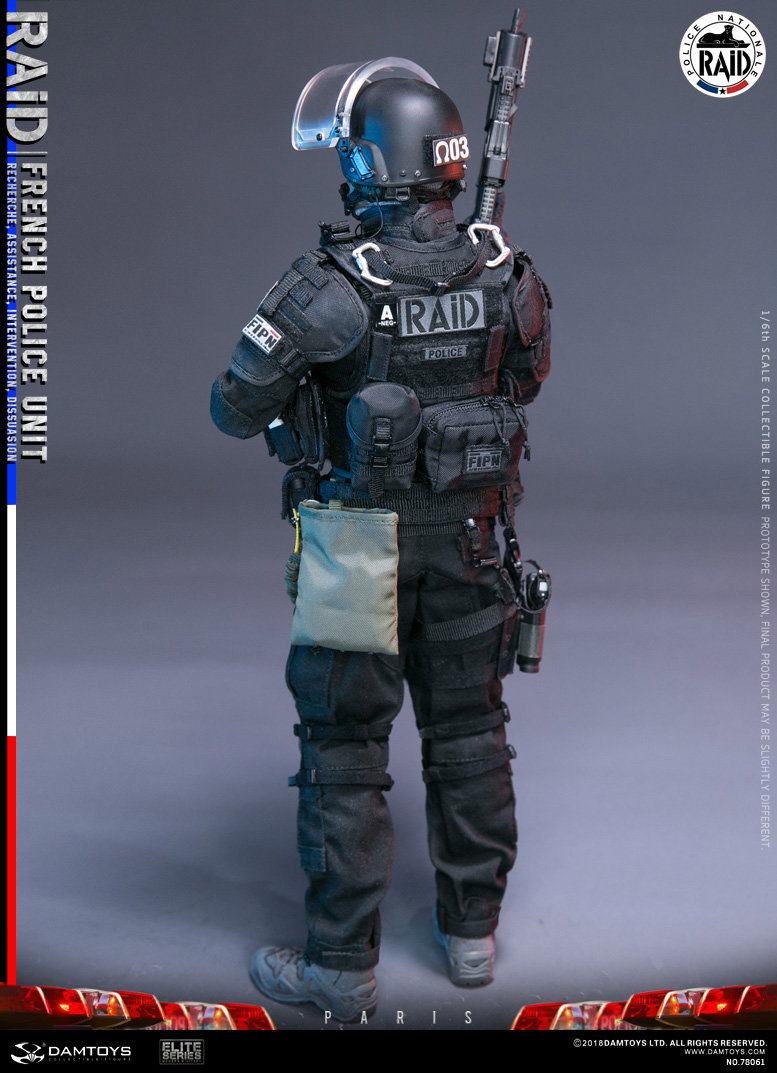 French special police "Black Panther" anti-terrorism commando unit, Paris image 5