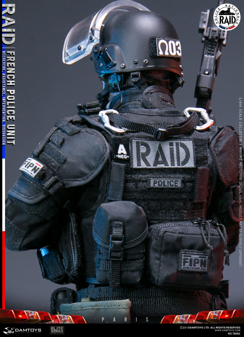 French special police "Black Panther" anti-terrorism commando unit, Paris image 6