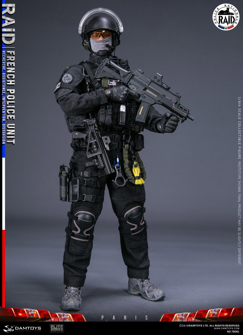 French special police "Black Panther" anti-terrorism commando unit, Paris image 7