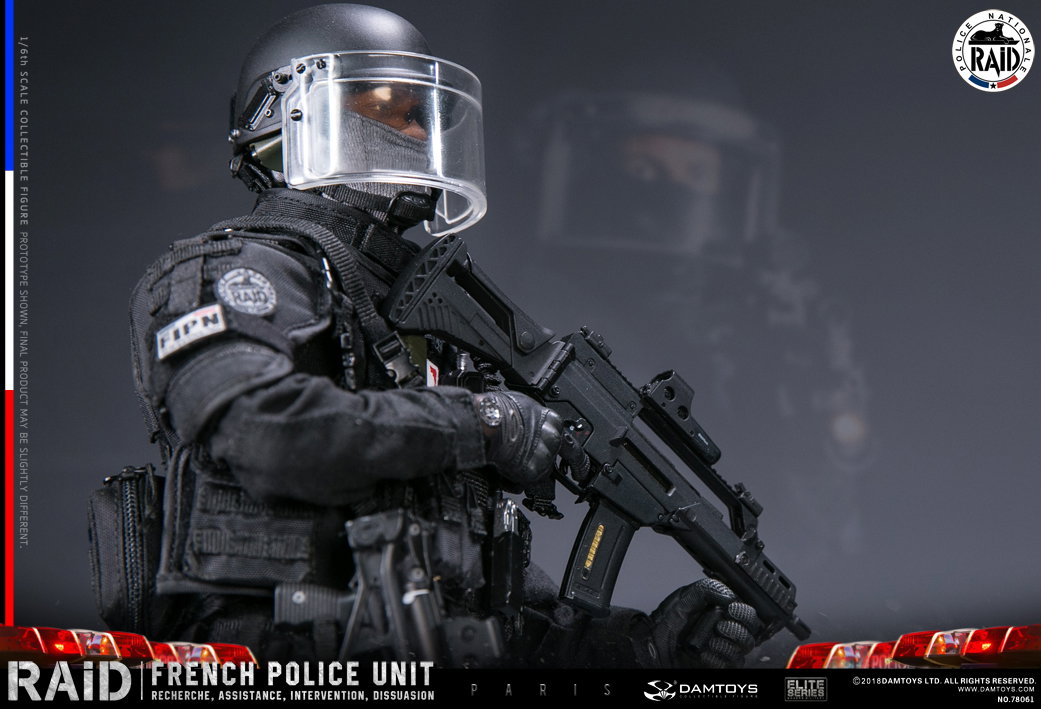 French special police "Black Panther" anti-terrorism commando unit, Paris image 8