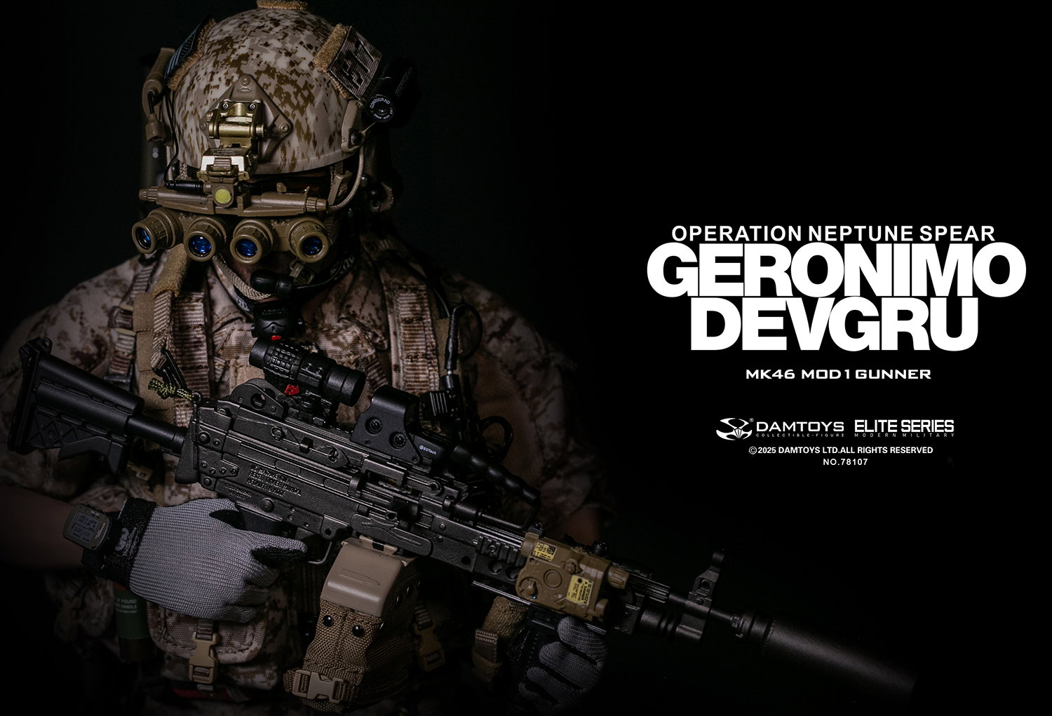 Naval Special Operations Development Group - Operation Poseidon - Geronimo Machine Gunner image 1