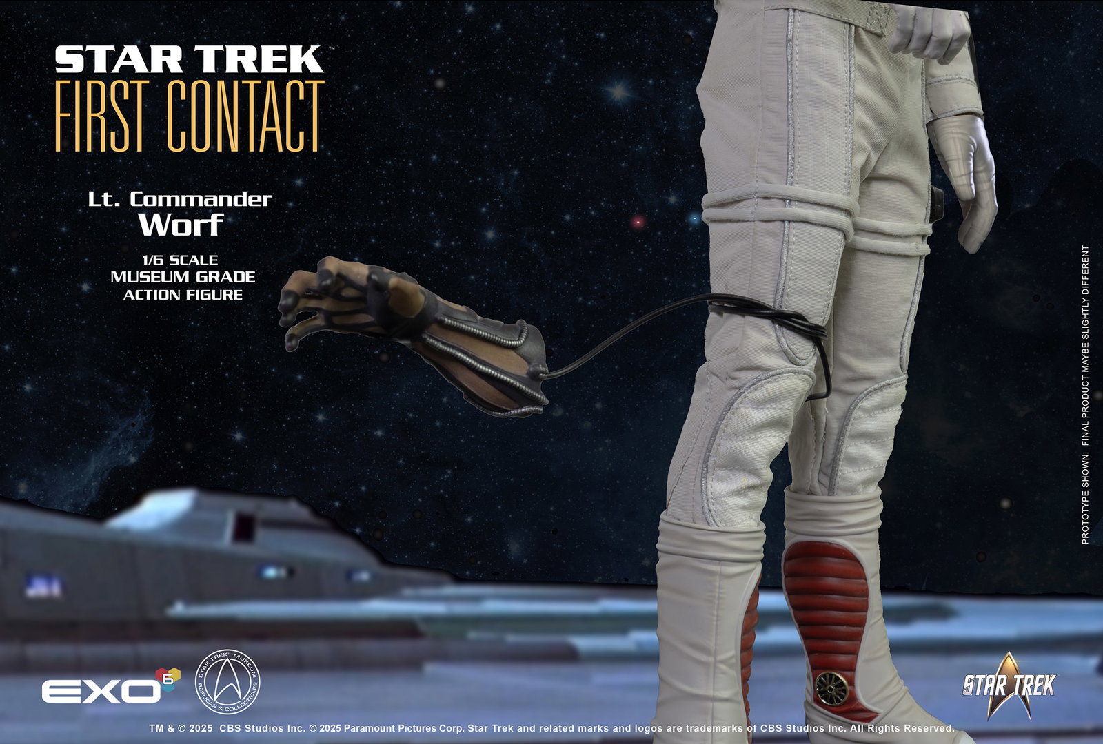 Lt. Commander Worf in EVA Suit image 10