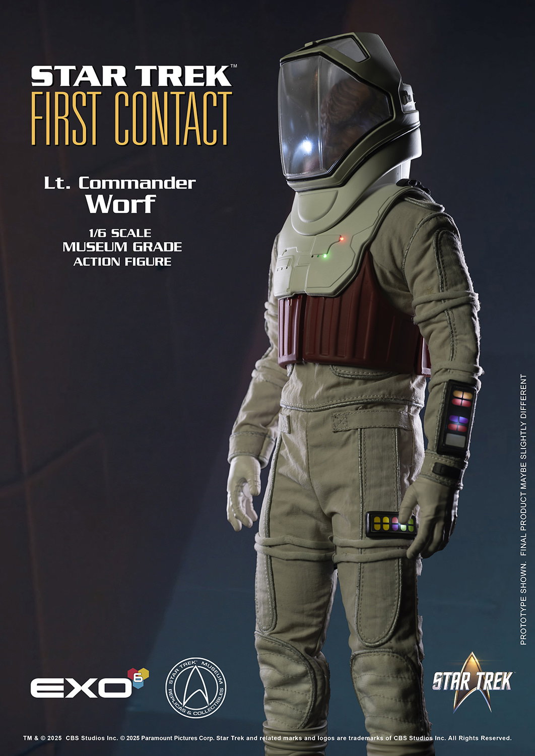 Lt. Commander Worf in EVA Suit image 5