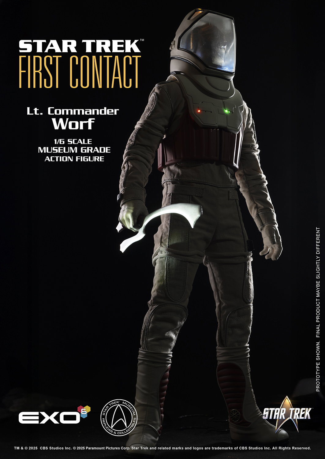 Lt. Commander Worf in EVA Suit image 7