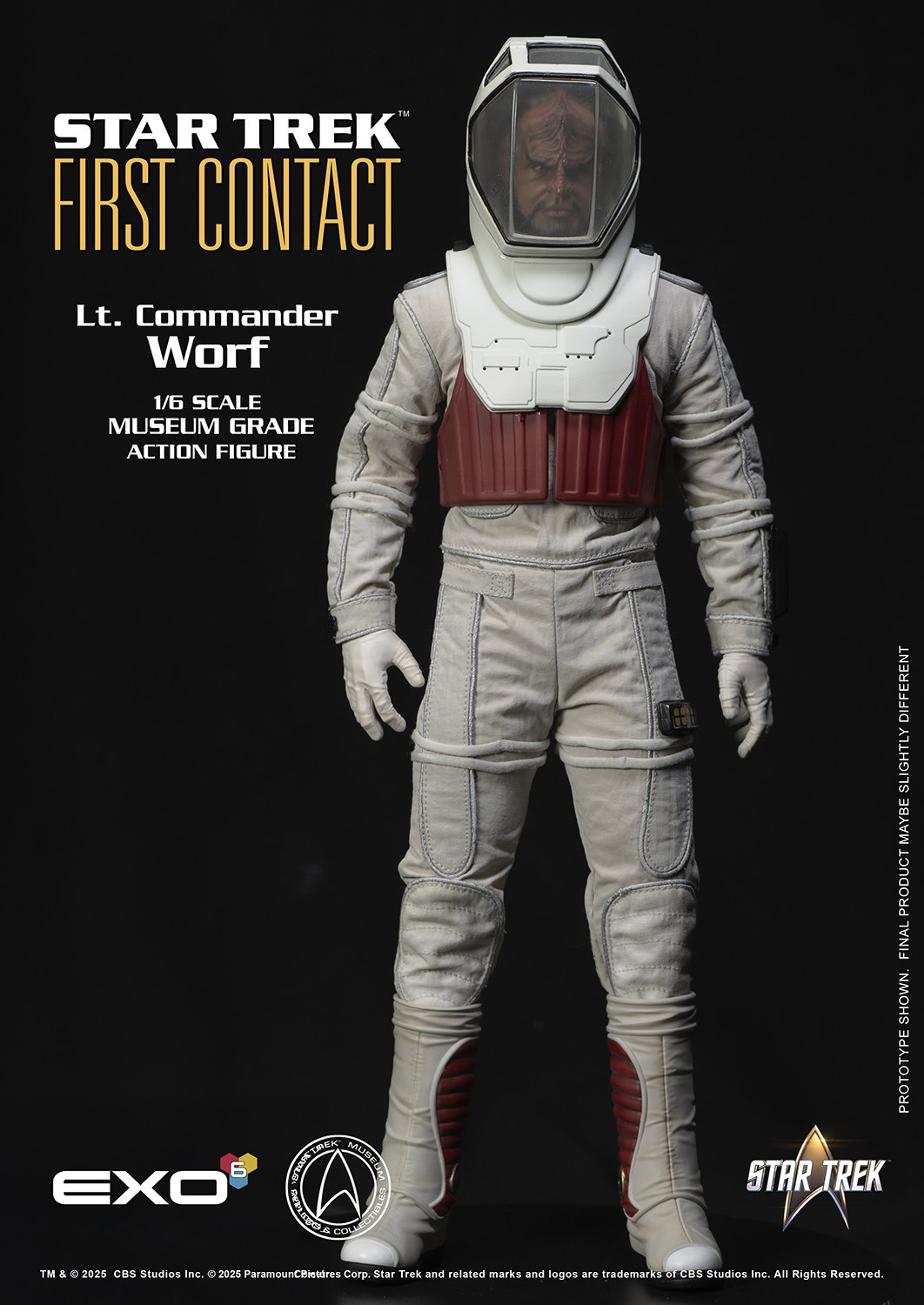 Lt. Commander Worf in EVA Suit image 8