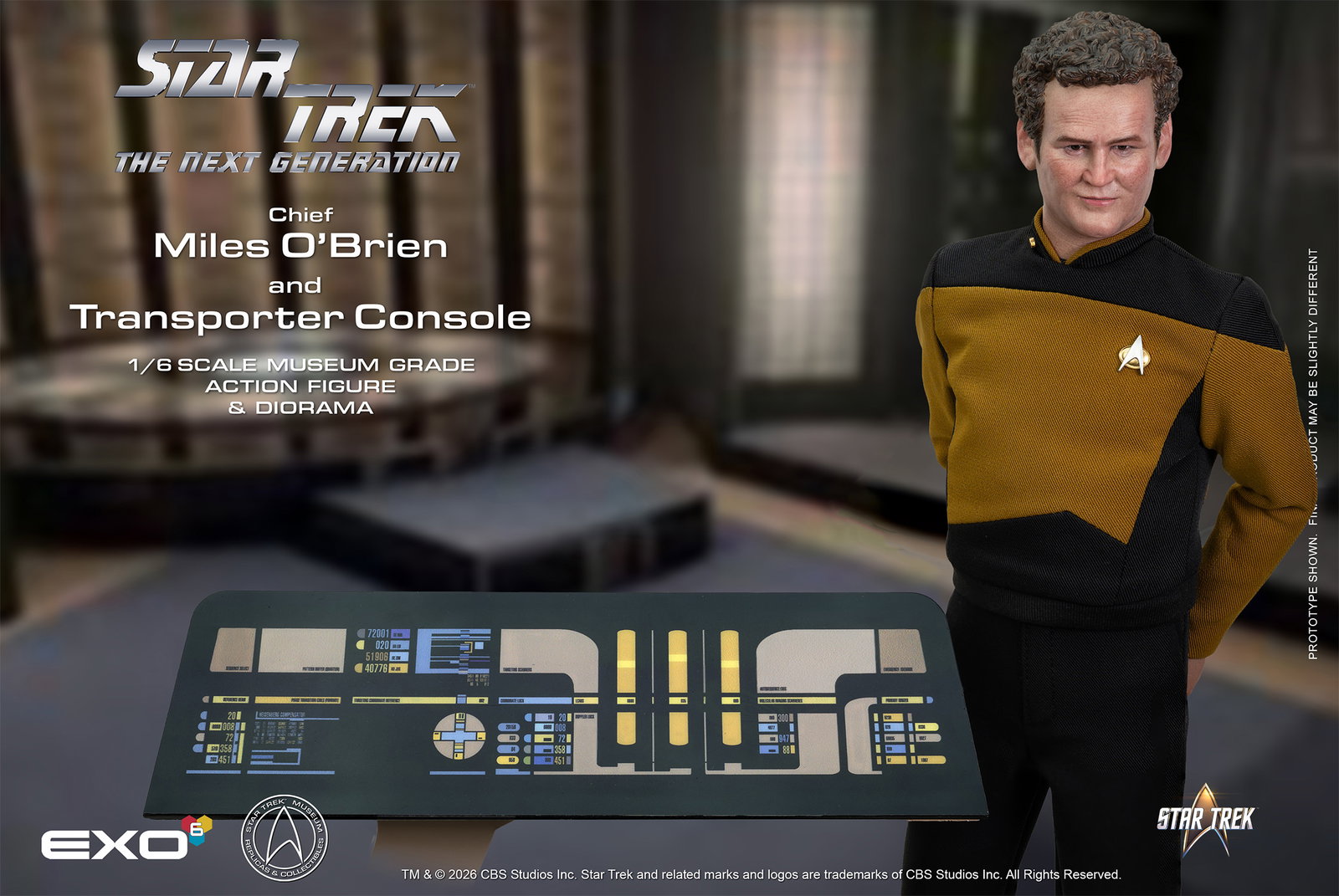 Transporter Chief Miles O'Brien with Transporter Console Set image 10