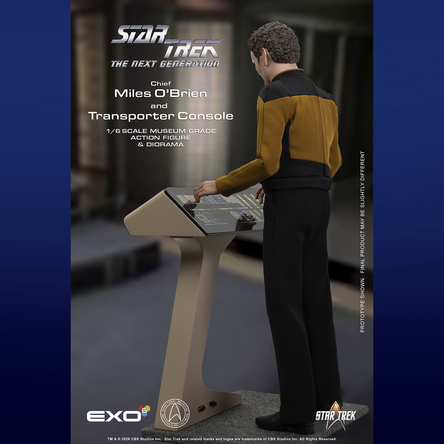 Transporter Chief Miles O'Brien with Transporter Console Set image 3