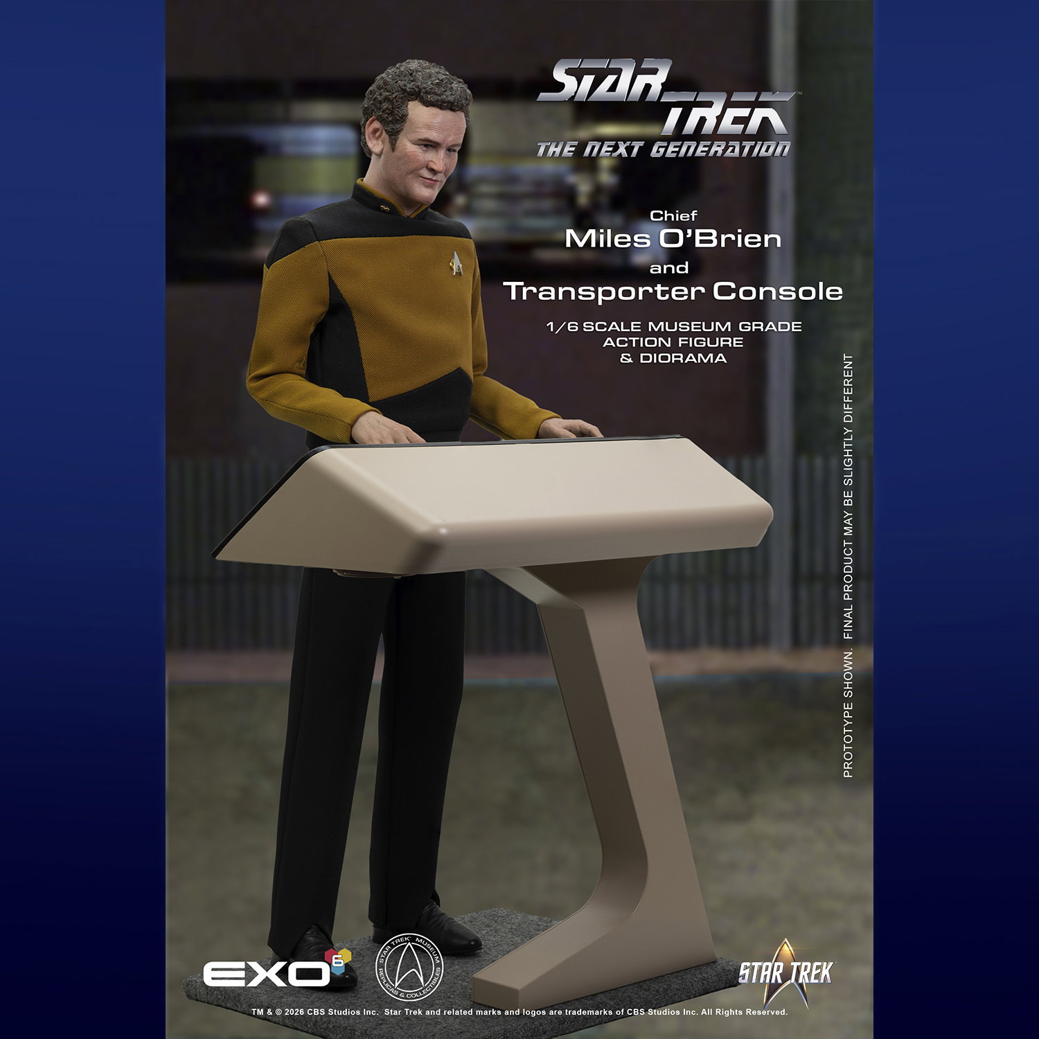 Transporter Chief Miles O'Brien with Transporter Console Set image 4