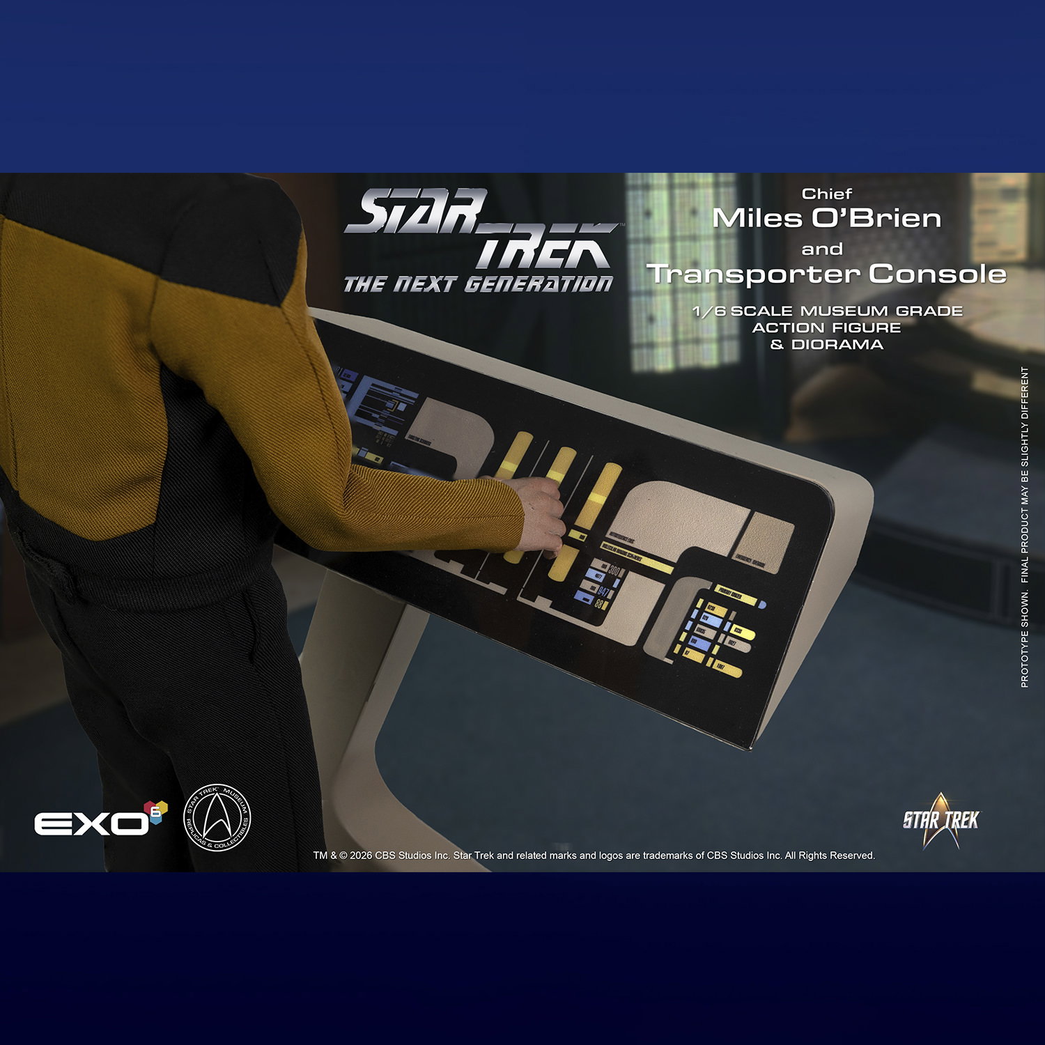 Transporter Chief Miles O'Brien with Transporter Console Set image 5