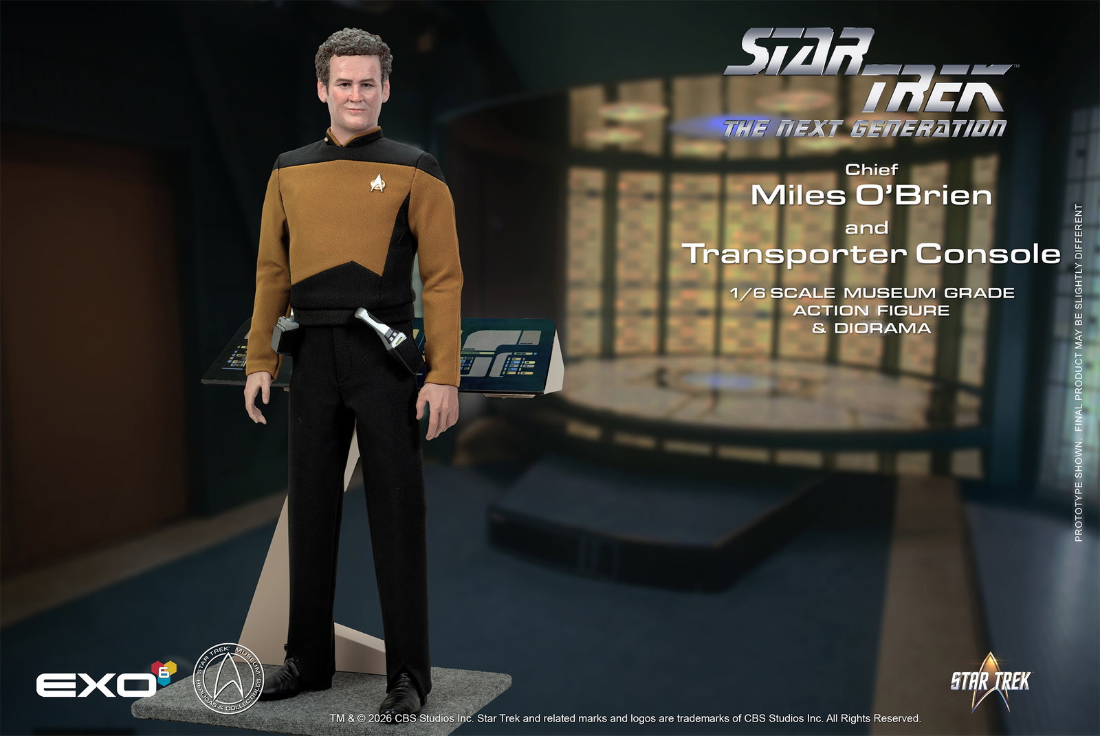 Transporter Chief Miles O'Brien with Transporter Console Set image 6