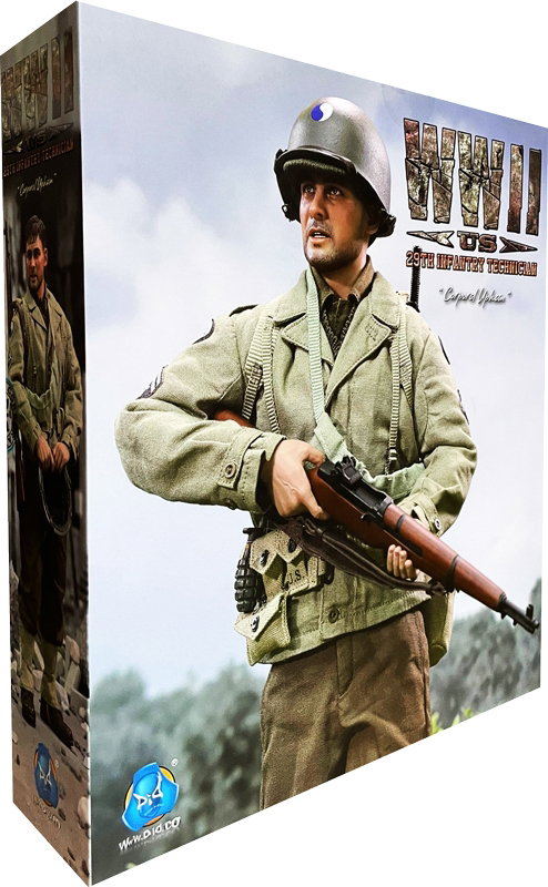 WWII US 29th Infantry Technician - Corporal Upham image 1