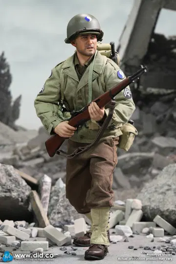 WWII US 29th Infantry Technician - Corporal Upham
