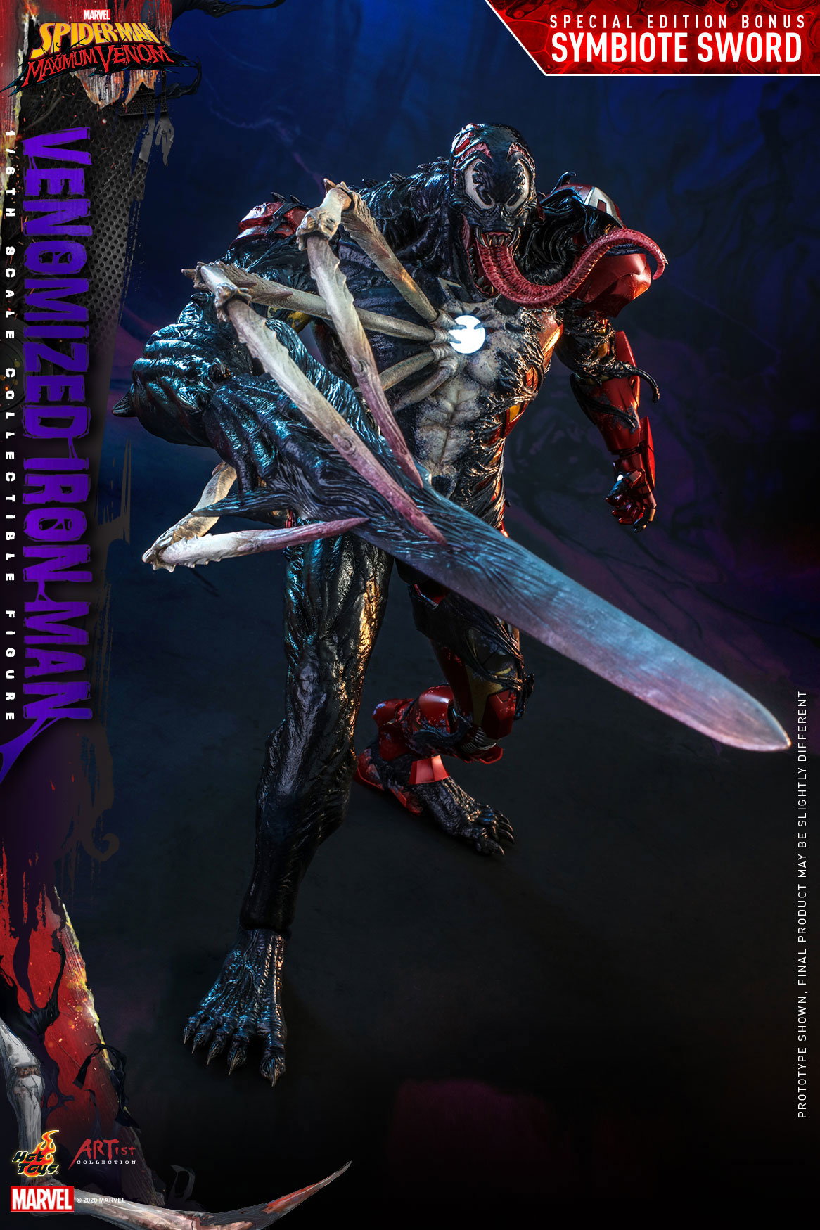 Spider-Man: Maximum Venom - Venomized Iron Man [With Bonus Accessory] image 2