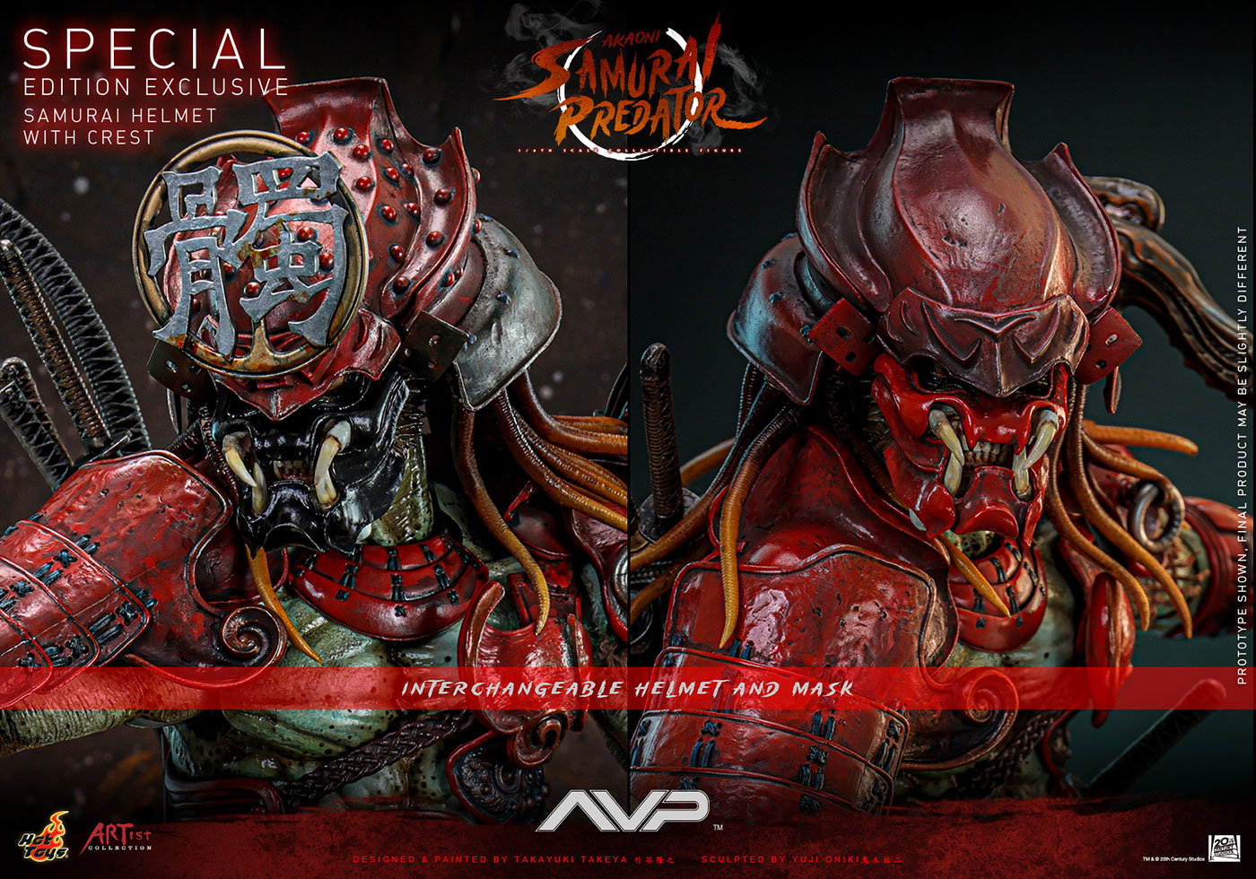 Alien vs. Predator - Akaoni Samurai Predator (By Takeya x Oniki) [With Bonus Accessory] image 8