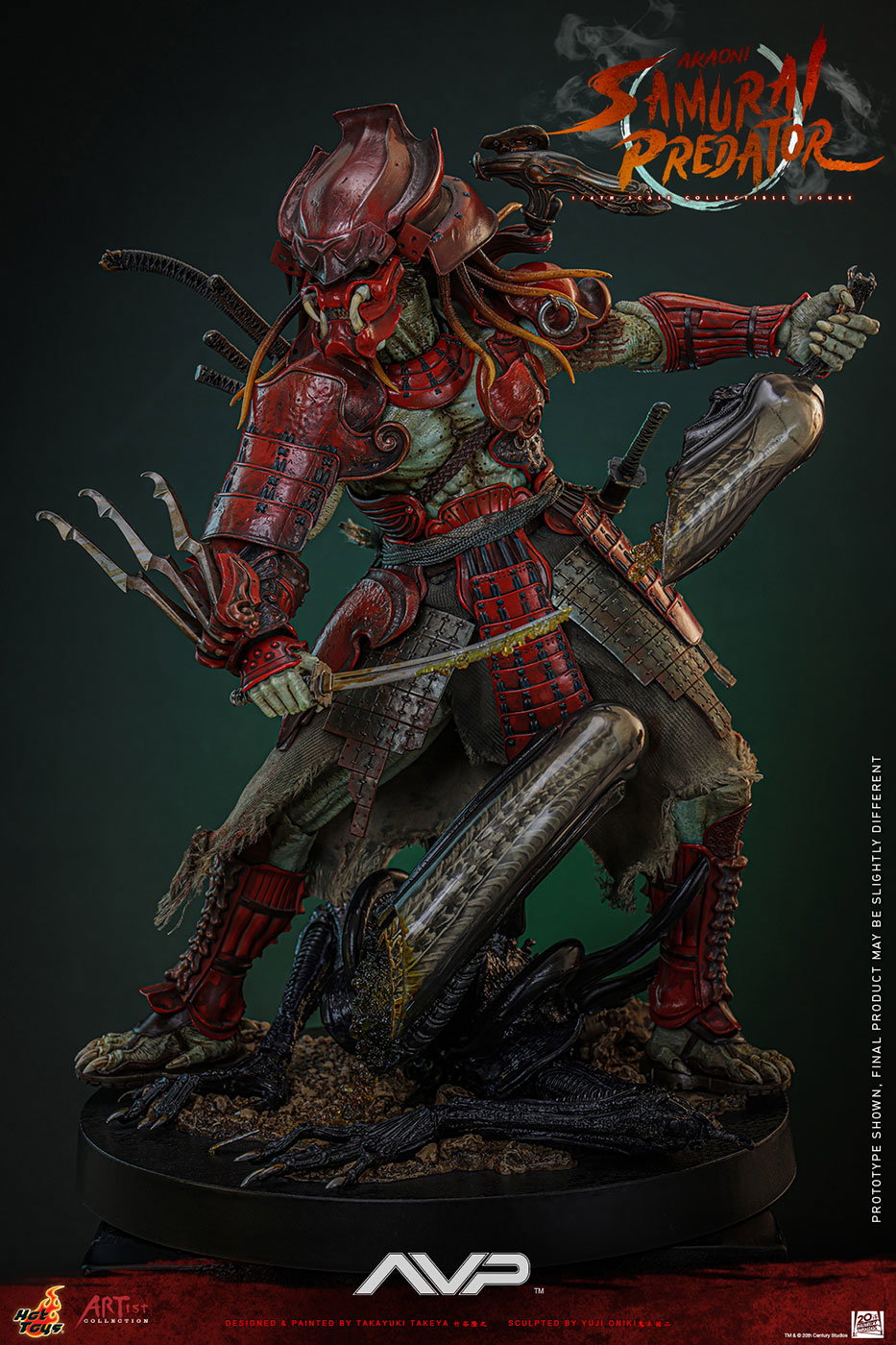 Alien vs. Predator - Akaoni Samurai Predator (By Takeya x Oniki) image 4
