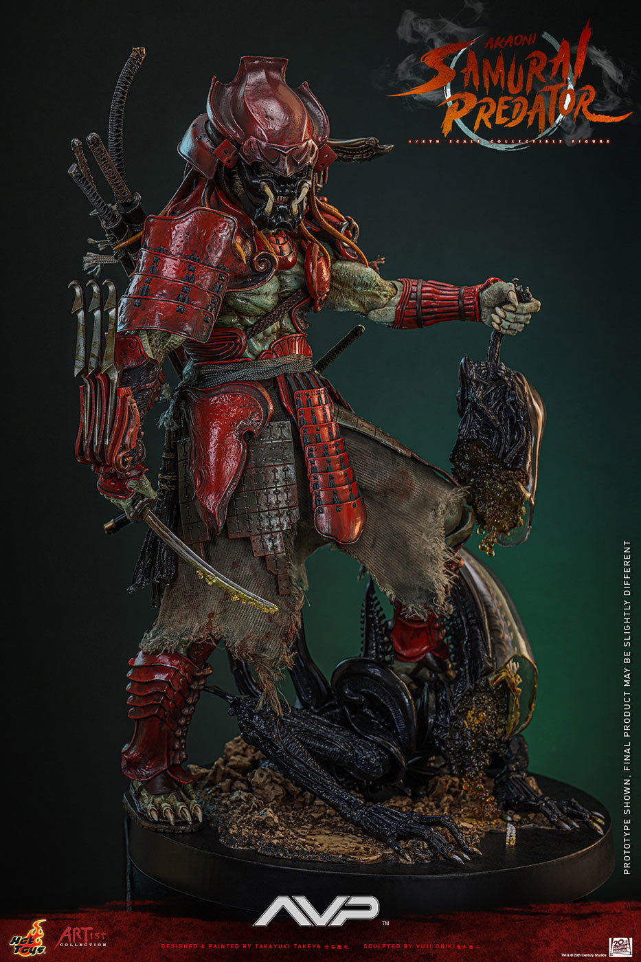 Alien vs. Predator - Akaoni Samurai Predator (By Takeya x Oniki) image 5