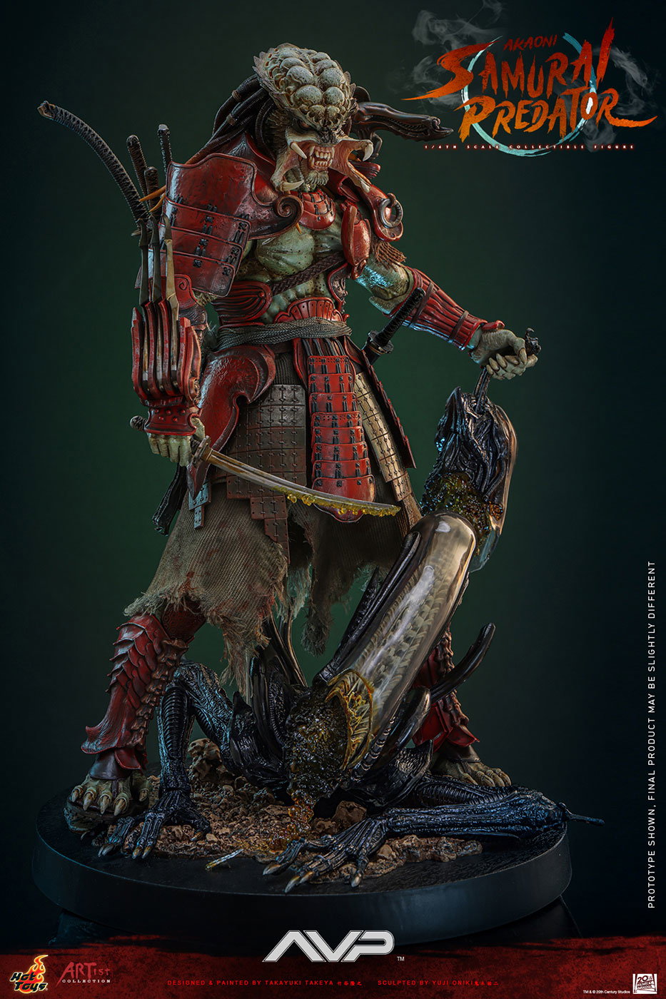 Alien vs. Predator - Akaoni Samurai Predator (By Takeya x Oniki) image 7