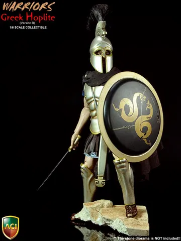 Warriors - Greek Hoplite (Silver Helmet Version)