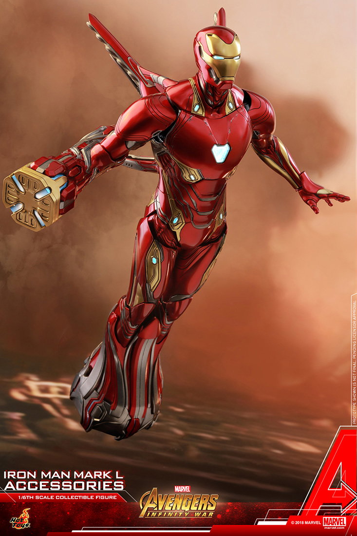 Avengers: Infinity War - Iron Man Mark 50 Expansion Parts Set [With Bonus Accessory] image 5