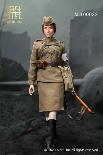 WWII Female Medical Soldier