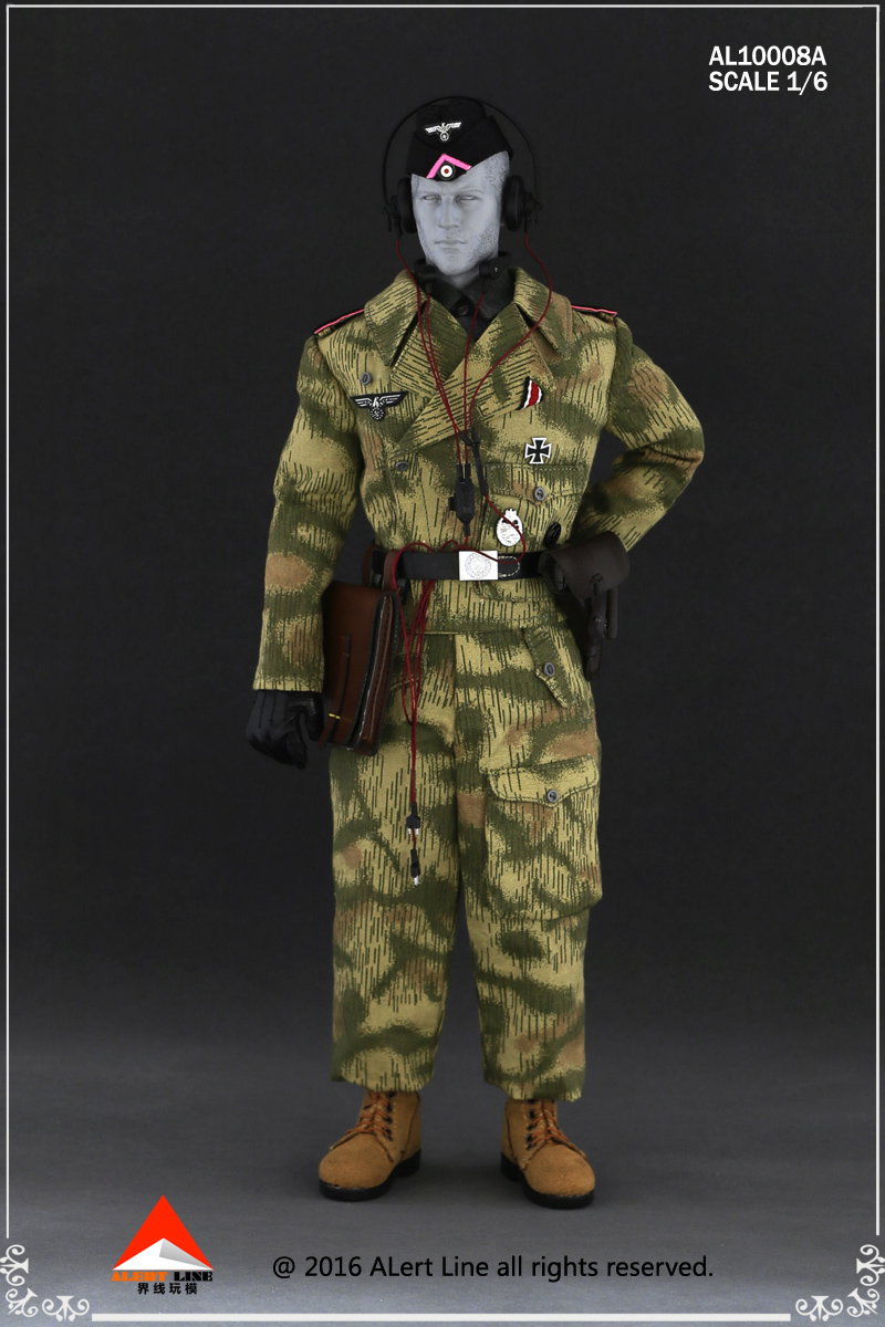 WWII Swamp camouflage SS Tank crew overalls Set image 1