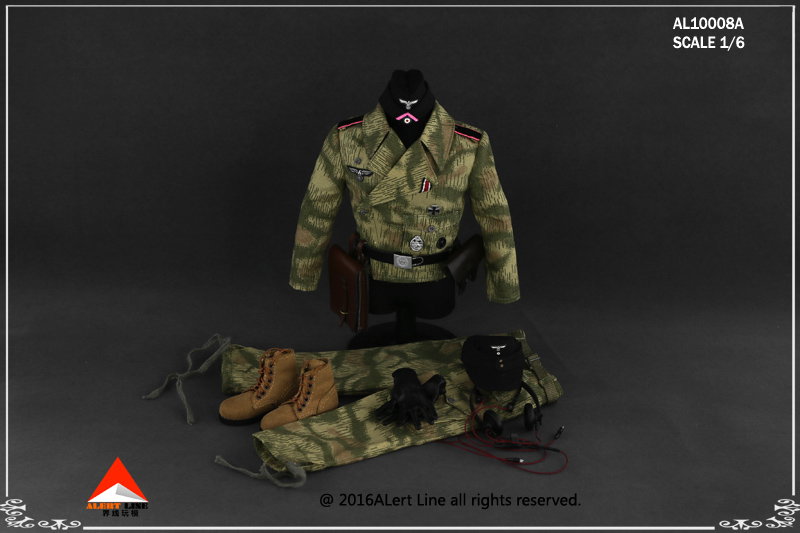 WWII Swamp camouflage SS Tank crew overalls Set image 3