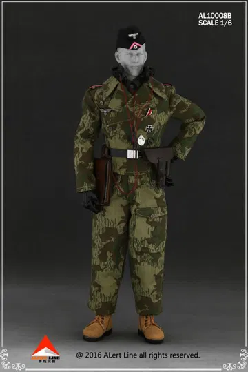 WWII Splinter Pattern SS Tank crew overalls set