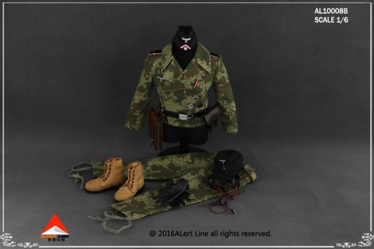 WWII Splinter Pattern SS Tank crew overalls set image 3