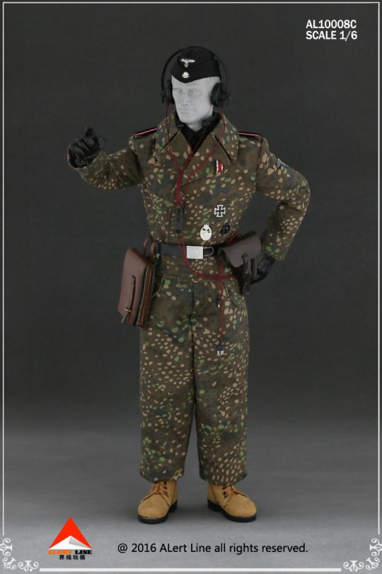WWII Pea Pattern SS Tank crew overalls set image 2