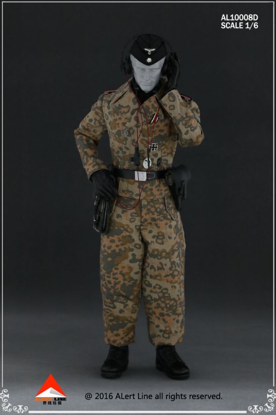 WWII Oak Leaf Pattern SS Tank crew overalls set image 2