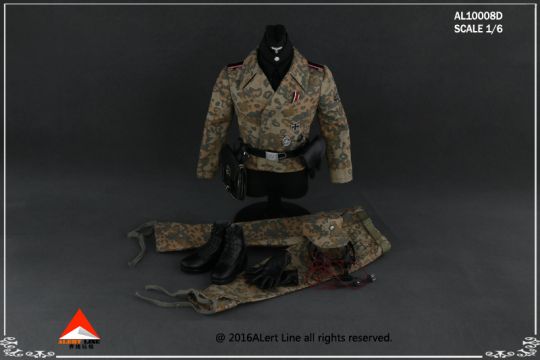 WWII Oak Leaf Pattern SS Tank crew overalls set image 3