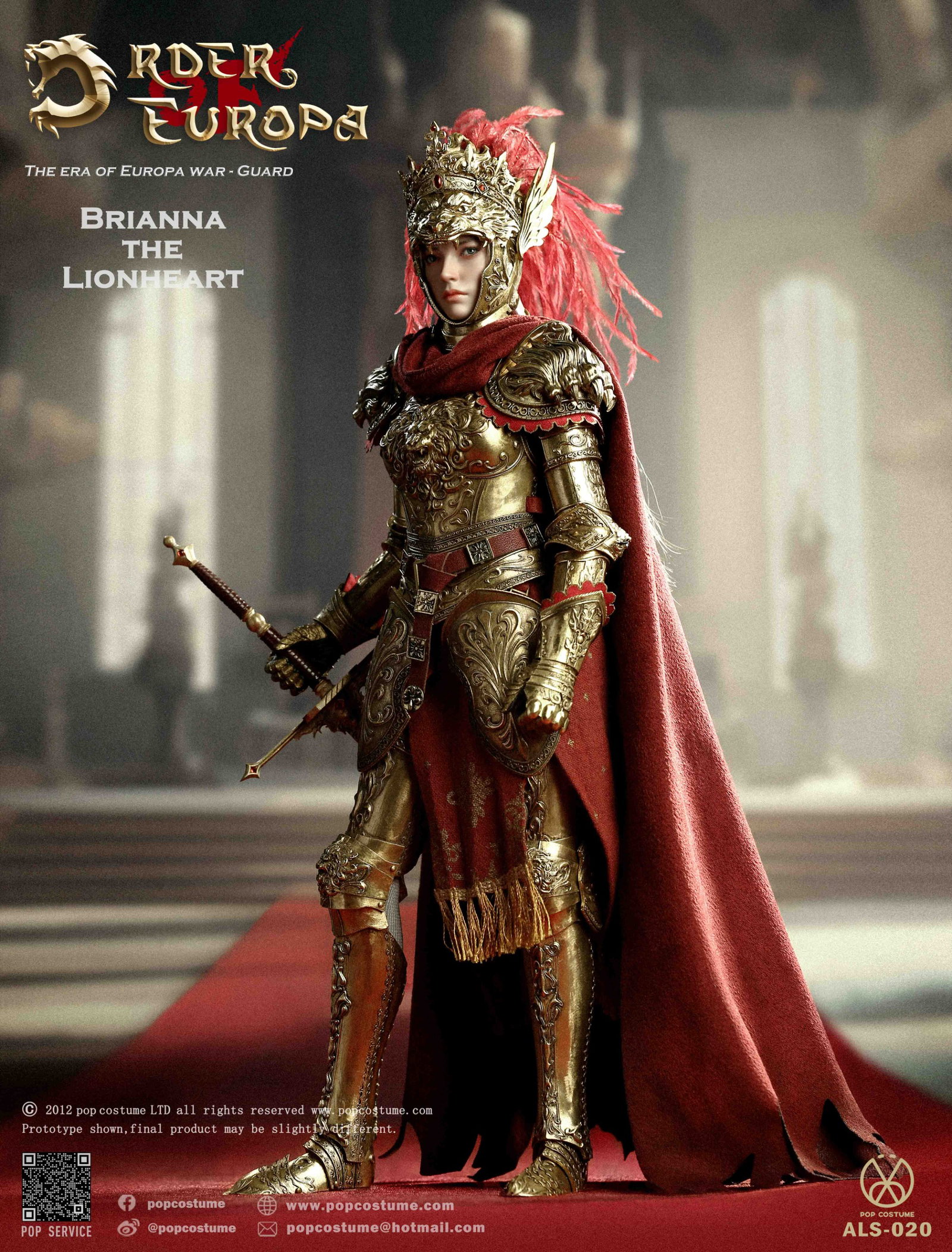 Queen of the Lion Heart (100% Copper) image 1