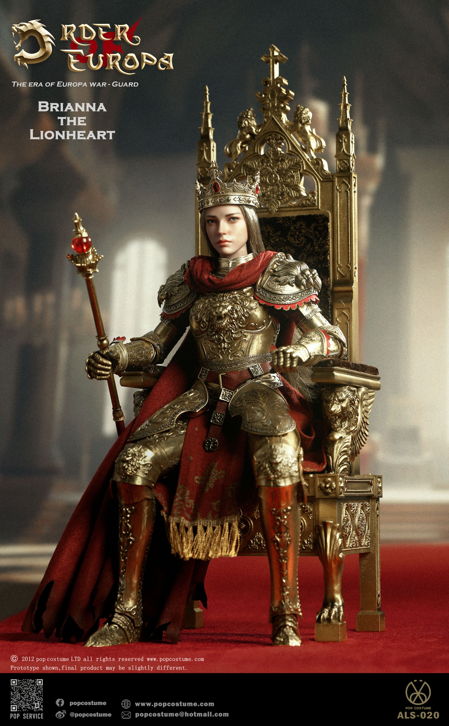 Queen of the Lion Heart (100% Copper) image 6