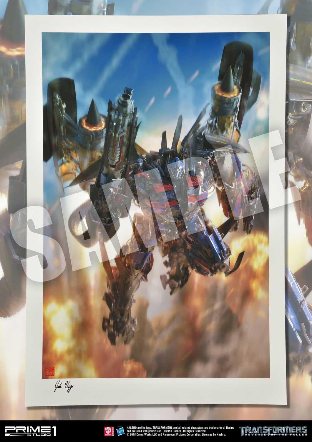 Transformers: Revenge of the Fallen (Film) Jetpower Optimus Prime Art Print image 1