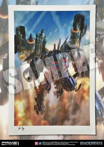 Transformers: Revenge of the Fallen (Film) Jetpower Optimus Prime Art Print