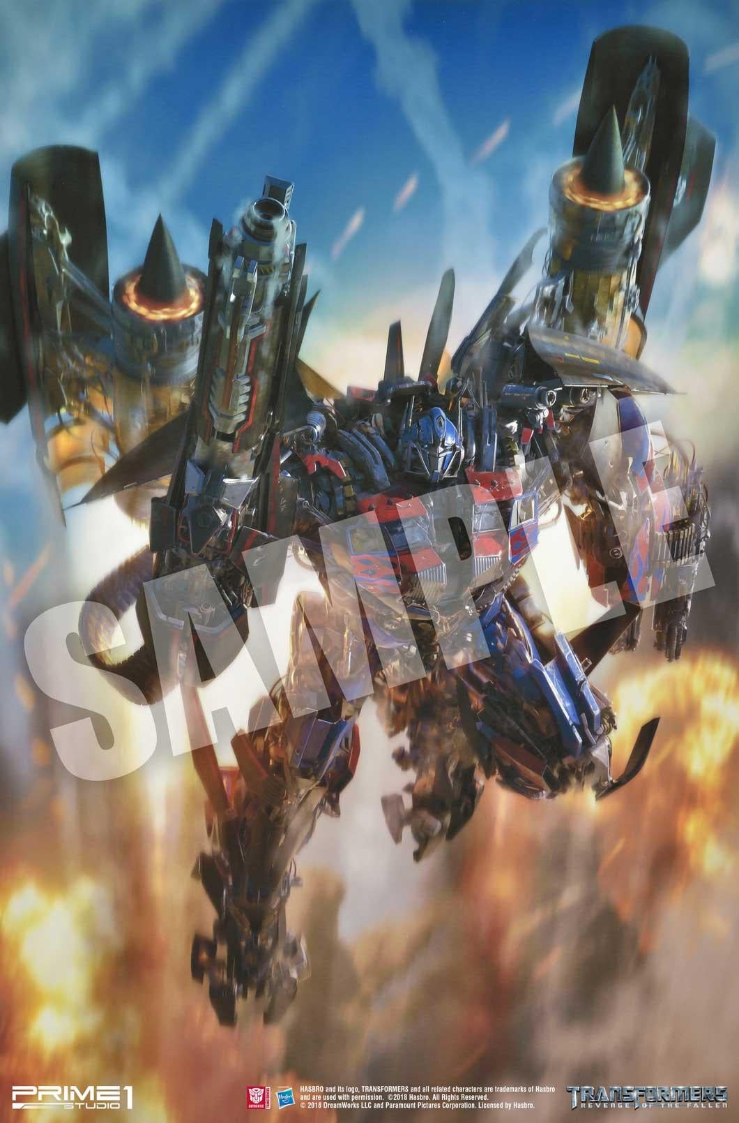 Transformers: Revenge of the Fallen (Film) Jetpower Optimus Prime Art Print image 2