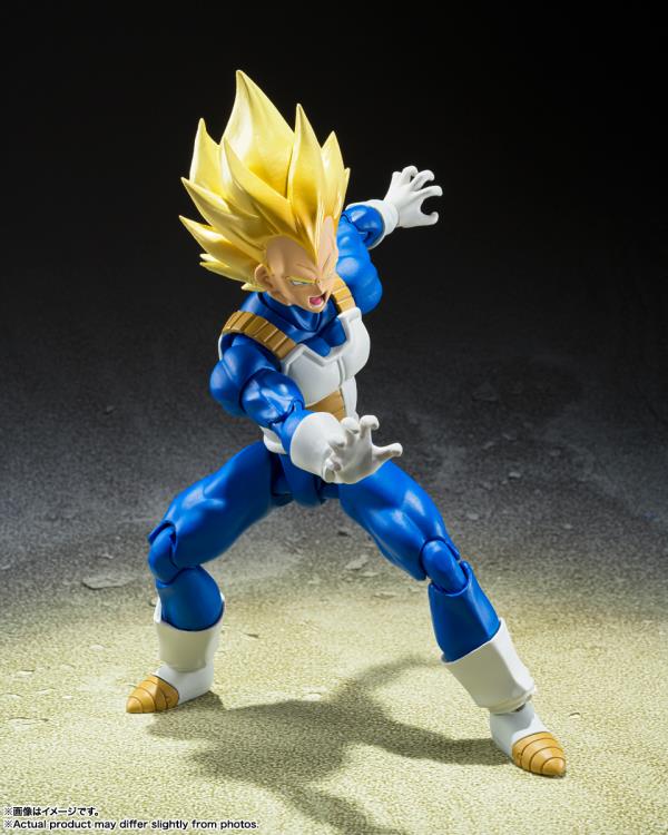 Dragon Ball Z S.H.Figuarts Super Saiyan Vegeta (Awakening Super Saiyan Blood) image 6