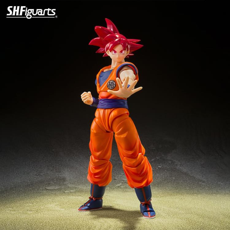 Dragon Ball Super S.H.Figuarts Super Saiyan God Goku (Saiyan God Instilled With the Light of Righteous Hearts) image 3