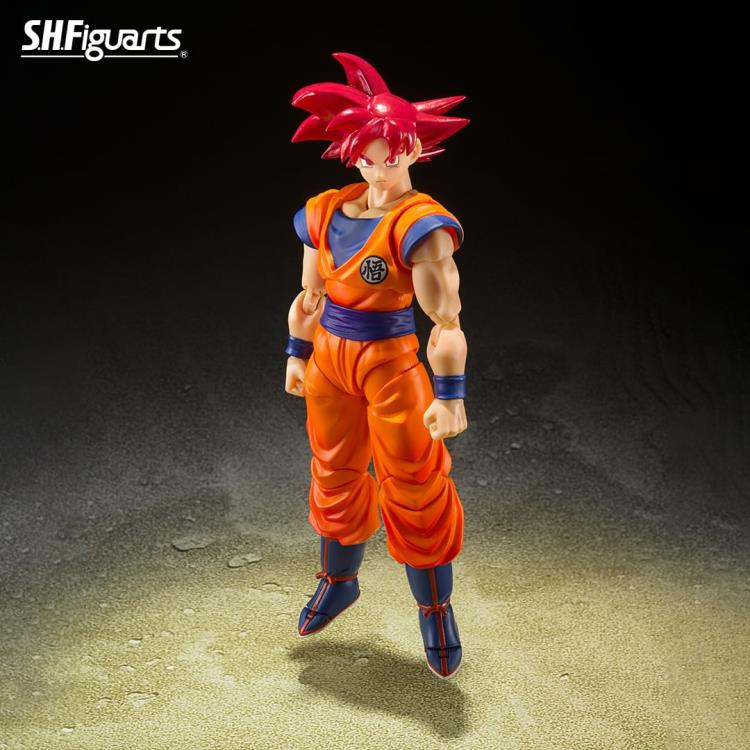 Dragon Ball Super S.H.Figuarts Super Saiyan God Goku (Saiyan God Instilled With the Light of Righteous Hearts) image 4