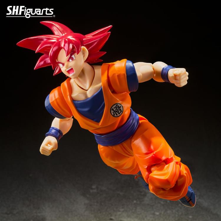 Dragon Ball Super S.H.Figuarts Super Saiyan God Goku (Saiyan God Instilled With the Light of Righteous Hearts) image 5